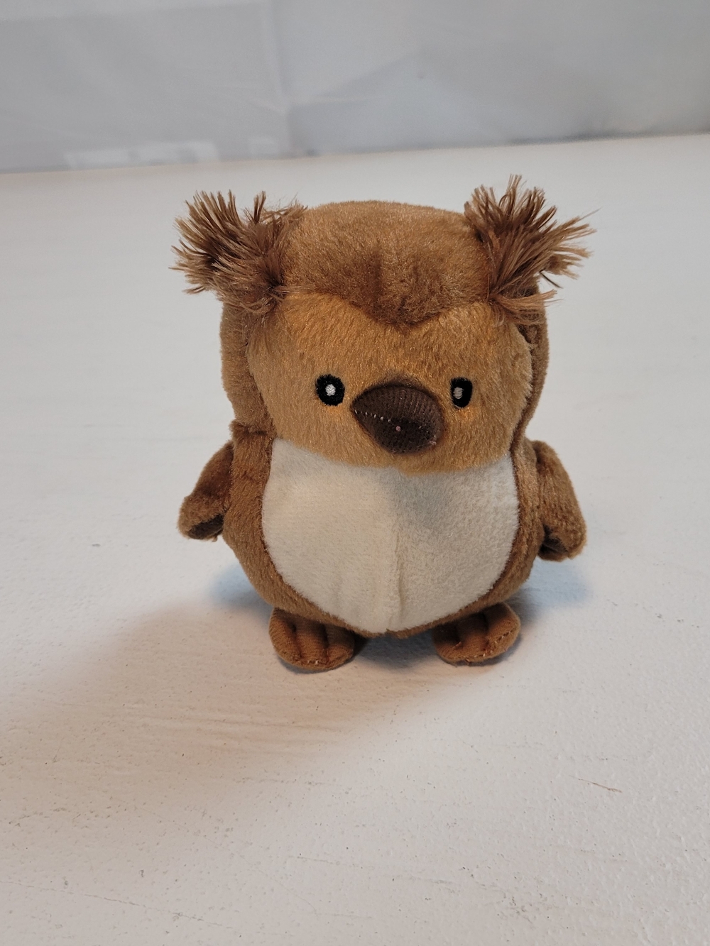 Wild Republic Brown and Cream Owl Plush Stuffed Animal